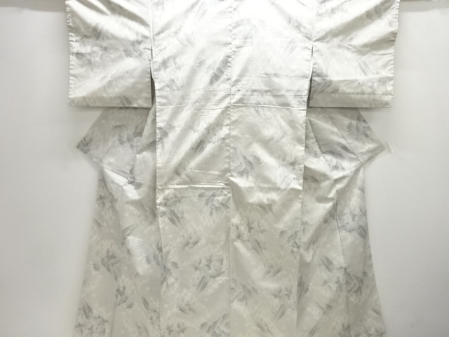 JAPANESE KIMONO / ANTIQUE KIMONO / SILK / TOKAMACHI TSUMUGI / WOVEN TREES